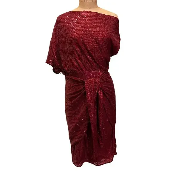 Grace Karin Sequin Glitter Off The Shoulder Cocktail Party Dress NWT Size XL - Picture 2 of 11